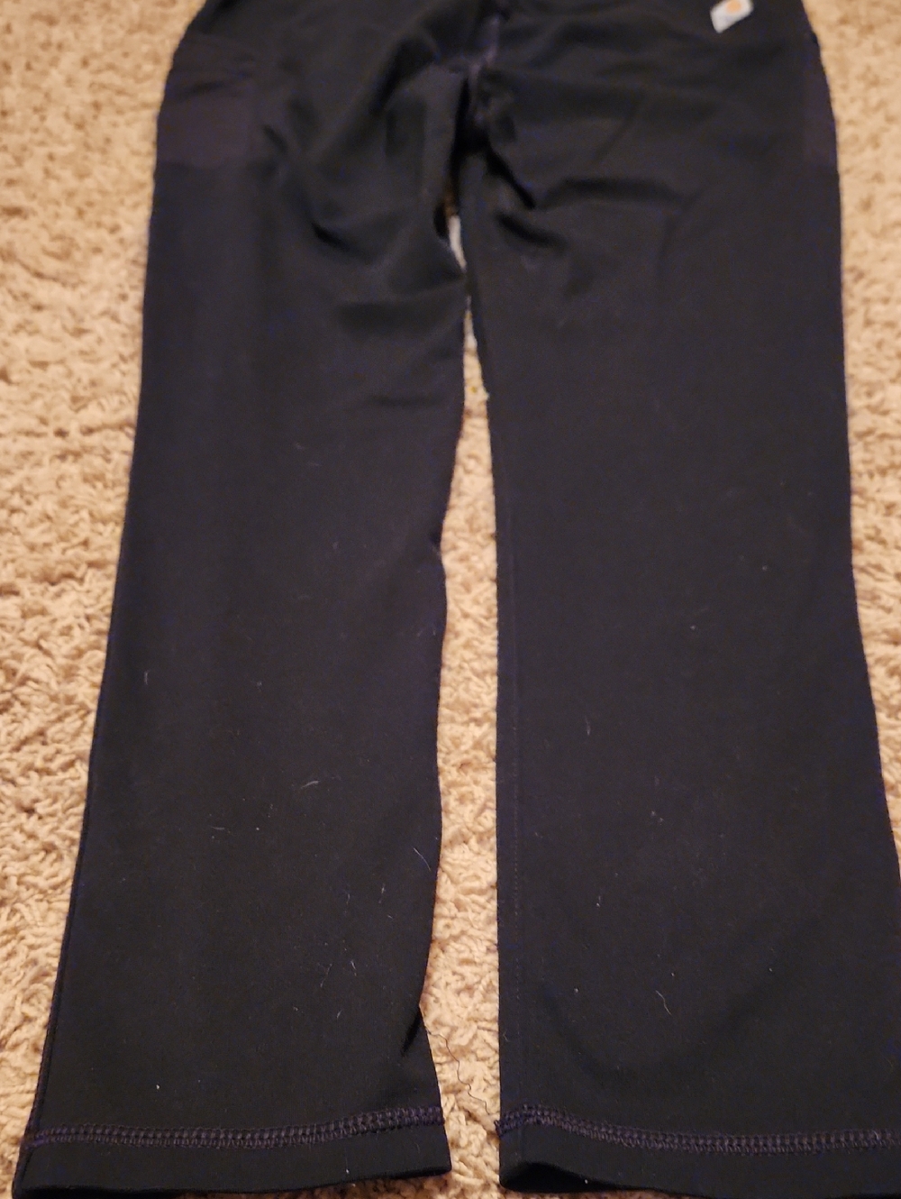 Carhartt Black Fitted Pants Woamns Size Large - Picture 8 of 9